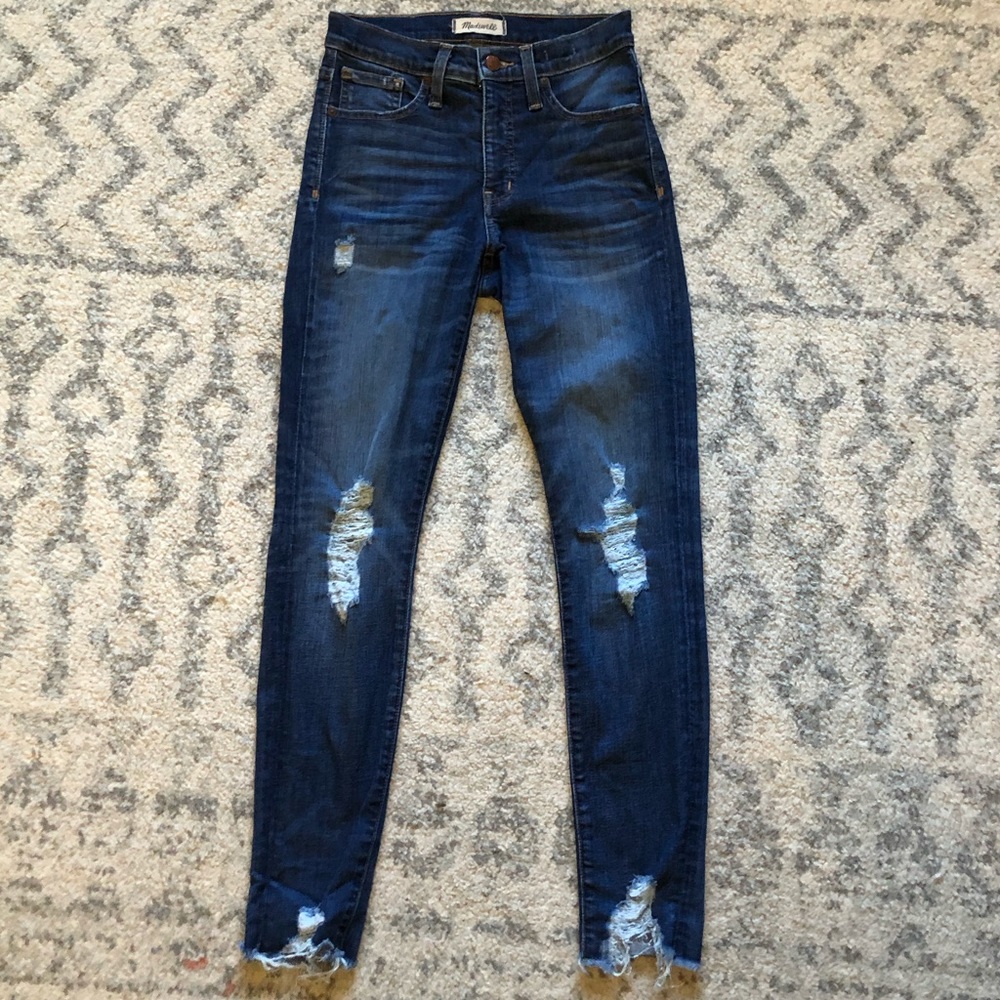 Madewell 9” high rise skinny